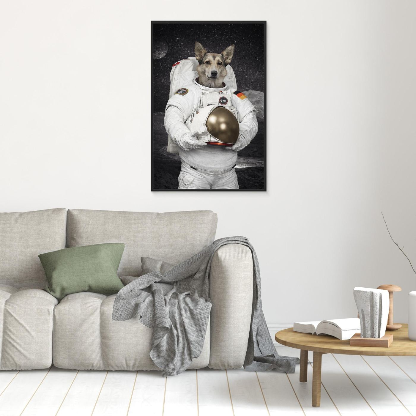 The Moon Walker Personalized Canvas Print