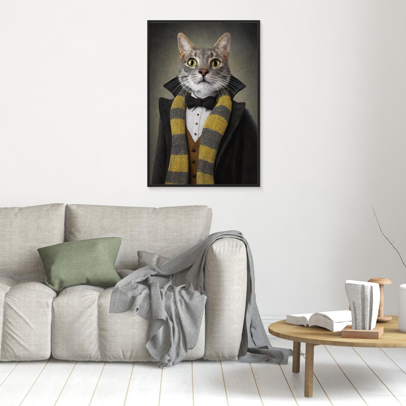 The Young Wizard - Personalized Pet Canvas Print