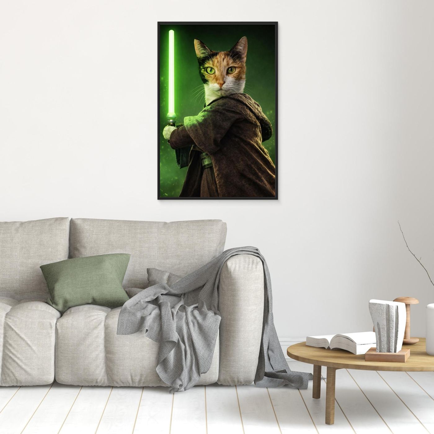 The Light Guardian - Personalized Pet Canvas Print