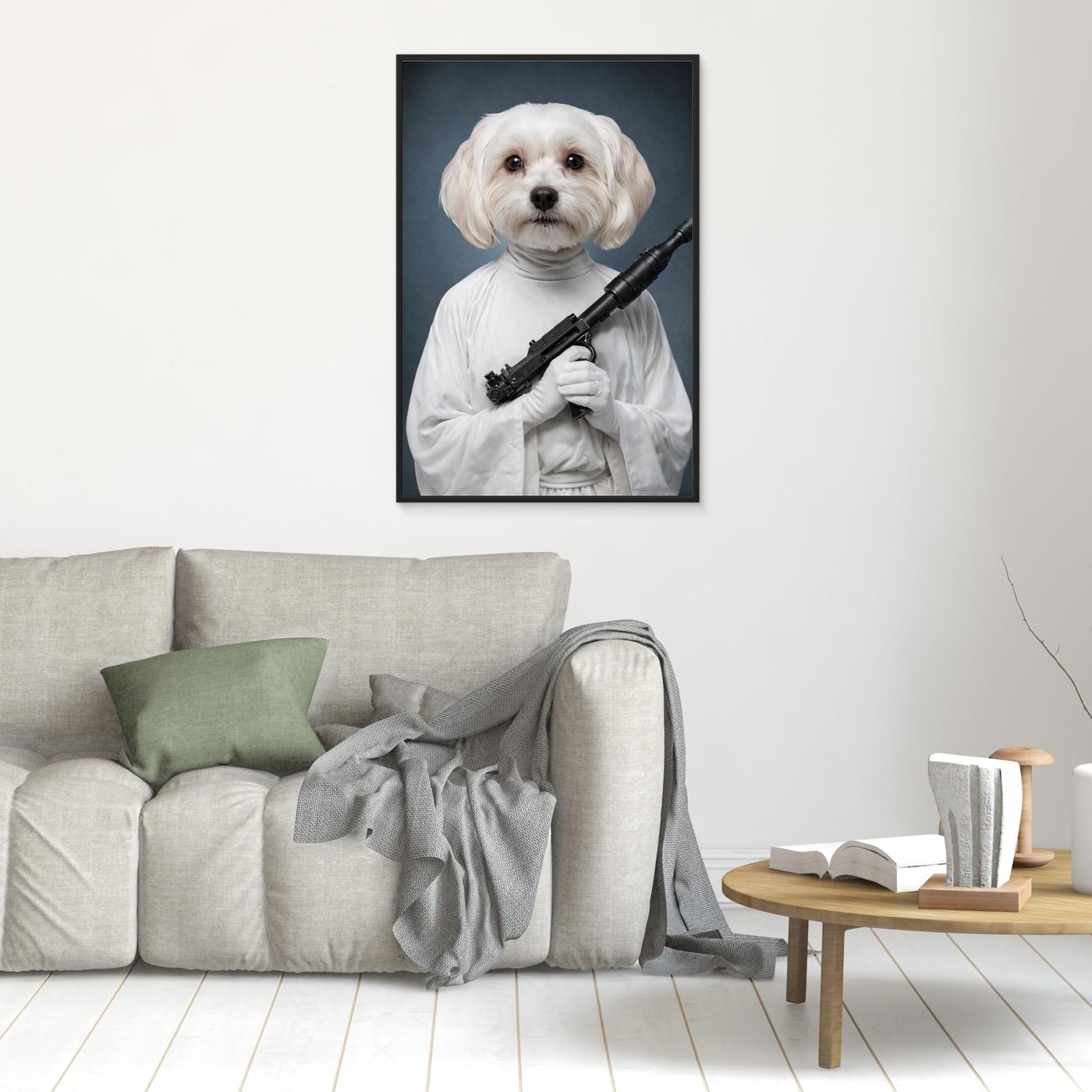 Galactic Princess - Personalized Pet Canvas Print