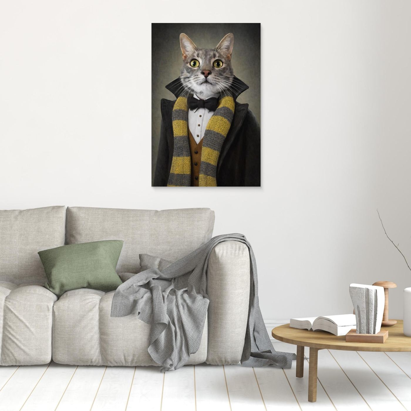 The Young Wizard - Personalized Pet Canvas Print