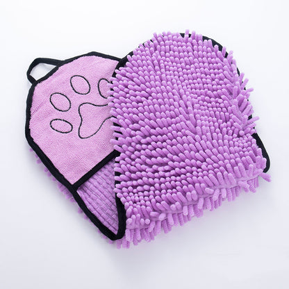 Quick-Dry Pet Towel Super Absorbent Microfiber
