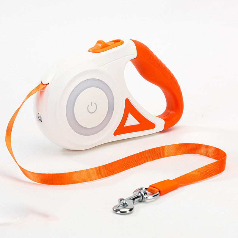 Automatic Dog Leash with Spotlight and Collar