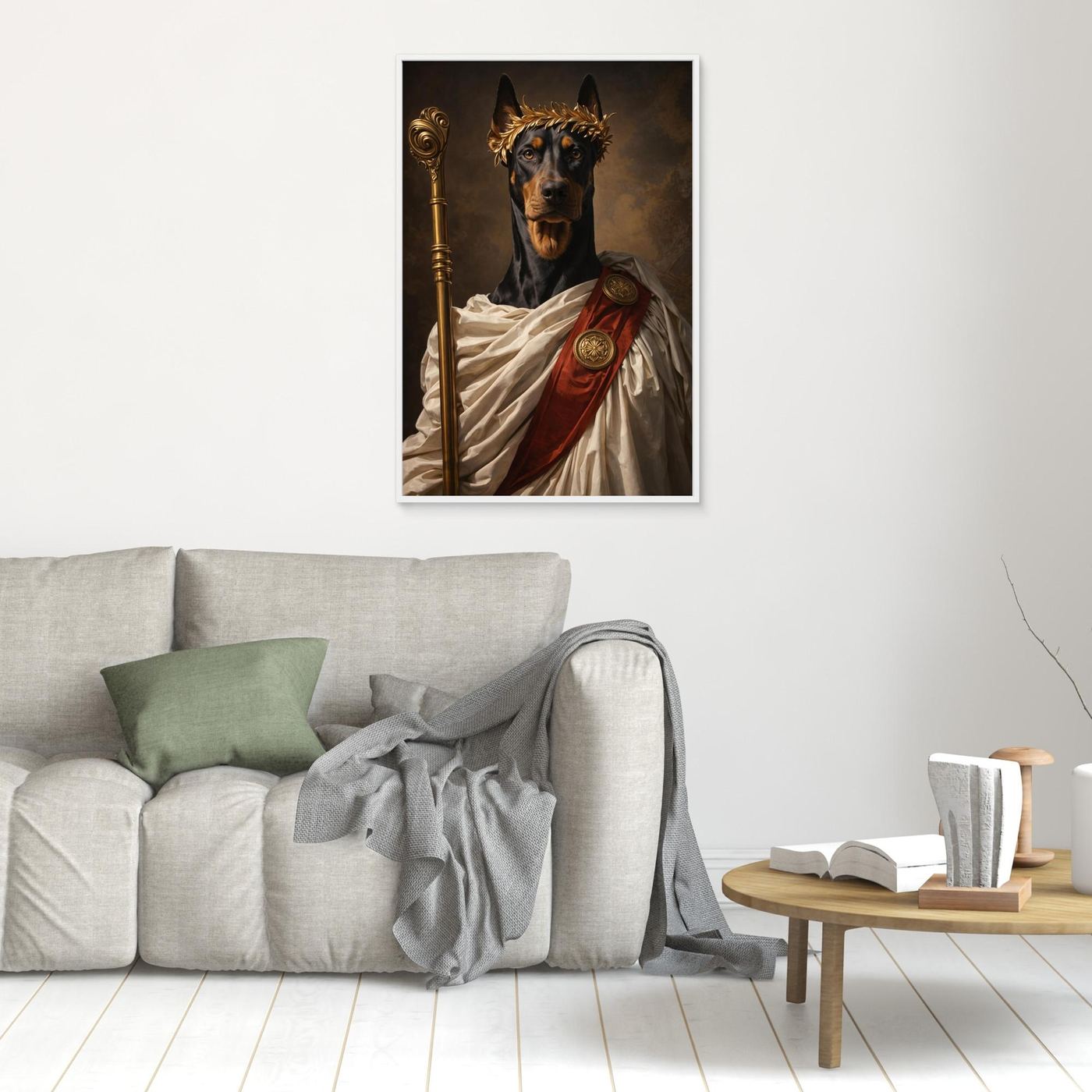 Caesar - Personalized Pet Canvas Print