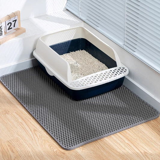 Anti Tracking Cat Litter Mat Thick Waterproof
