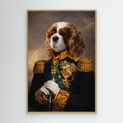 Field Marshal - Personalized Pet Canvas Print