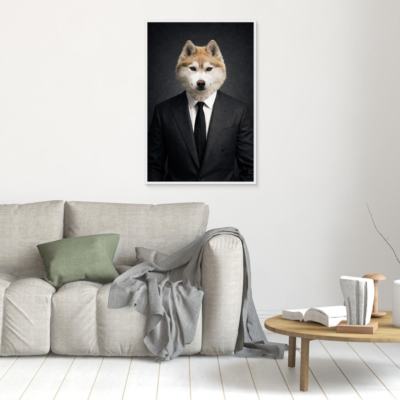 The Businessman | Personalized Pet Canvas Print