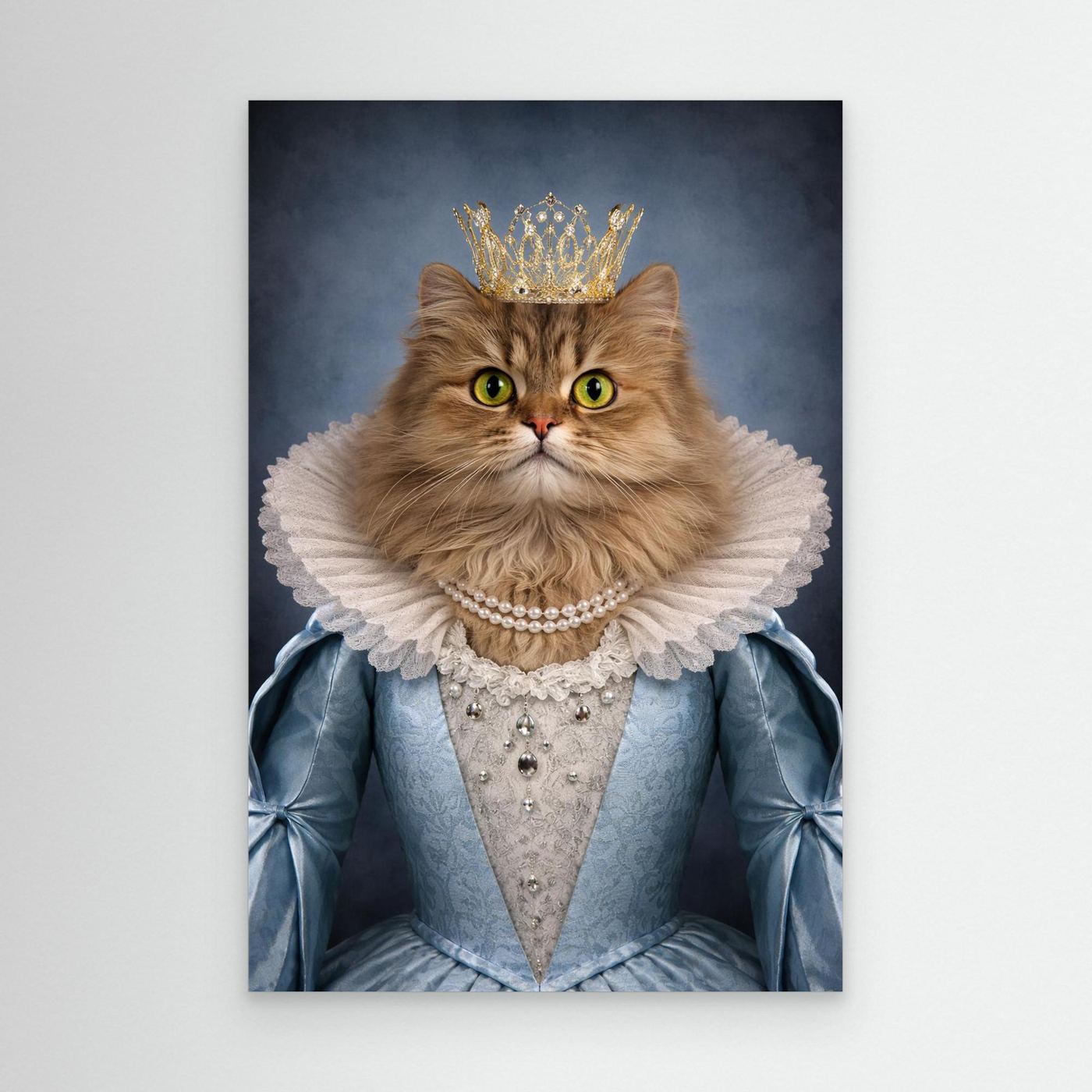 Grand Queen - Personalized Pet Canvas Print