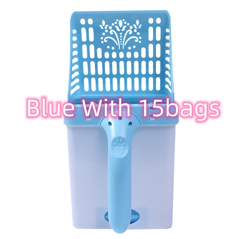 Sanitary Cat Litter Scoop with Disposable Bags