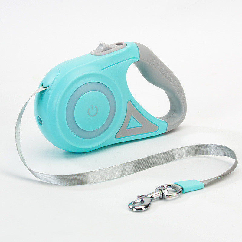 Automatic Dog Leash with Spotlight and Collar