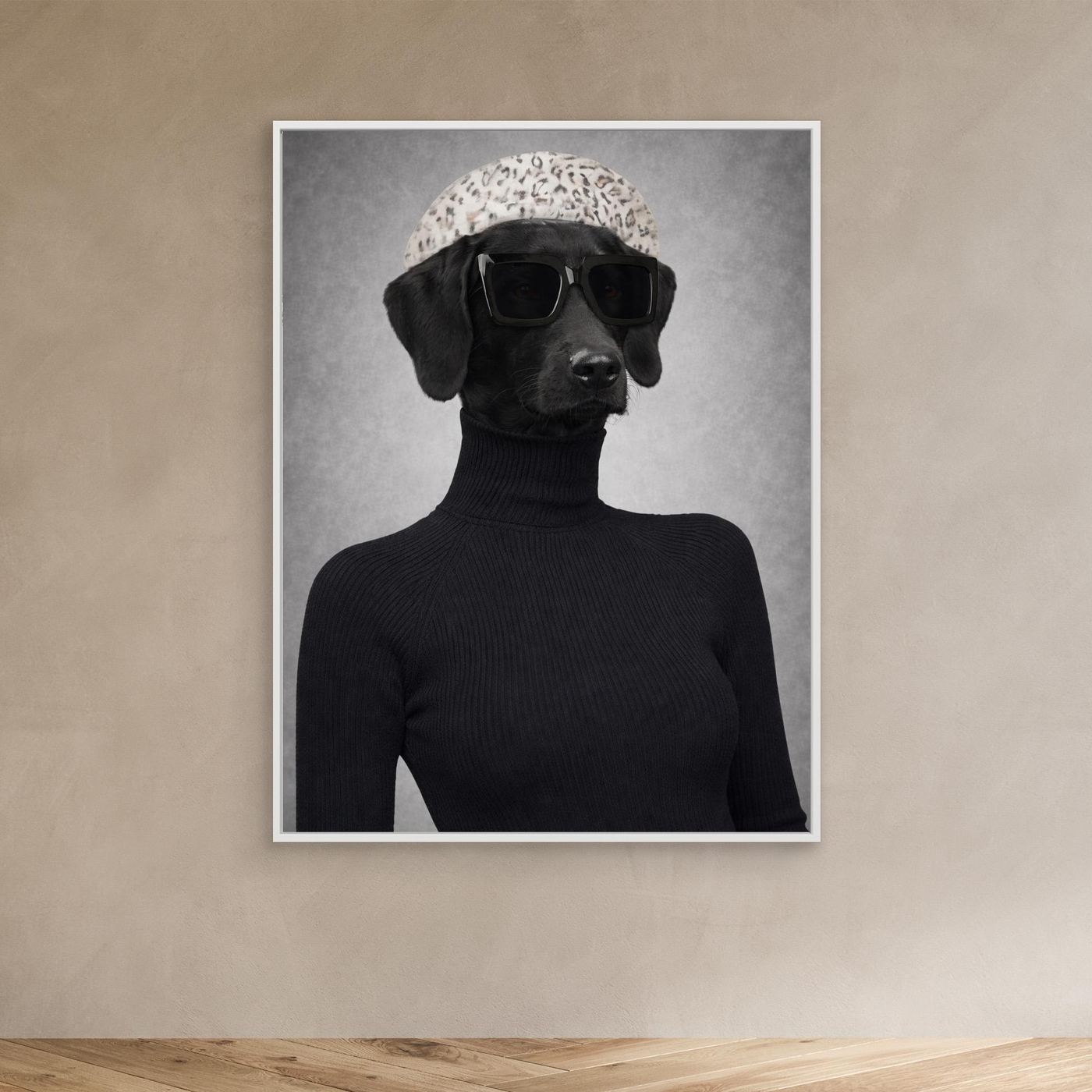 The Runway Model - Personalized Pet Canvas Print