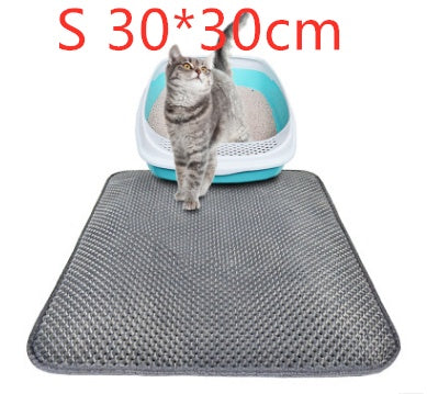 Double Layer Cat Litter Mat Easy Clean