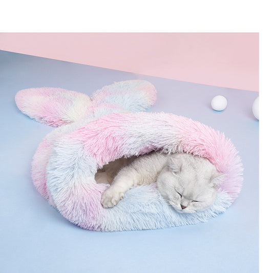 Mermaid Pet Bed Cozy Sleeping Bag Nest