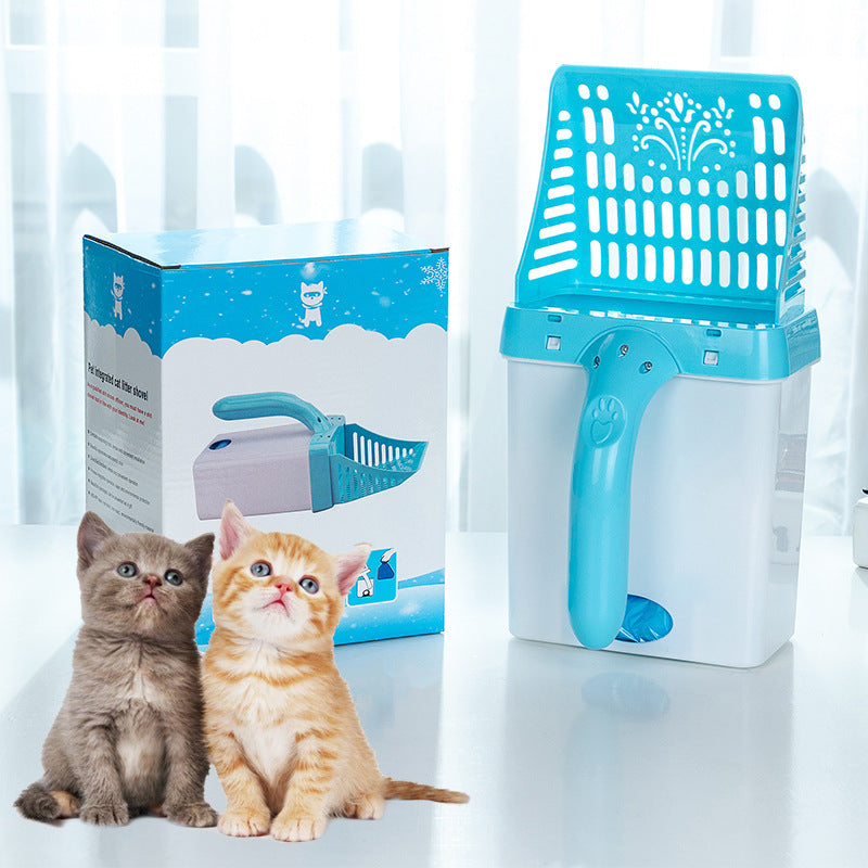 Sanitary Cat Litter Scoop with Disposable Bags