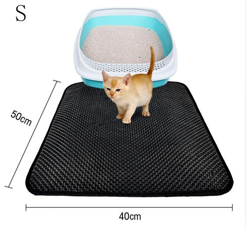 Waterproof Cat Litter Mat Easy Clean EVA Pad