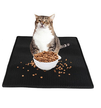 Double Layer Cat Litter Mat Easy Clean