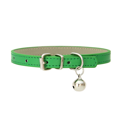 PU Leather Dog Collar Adjustable Stylish Pet Collar