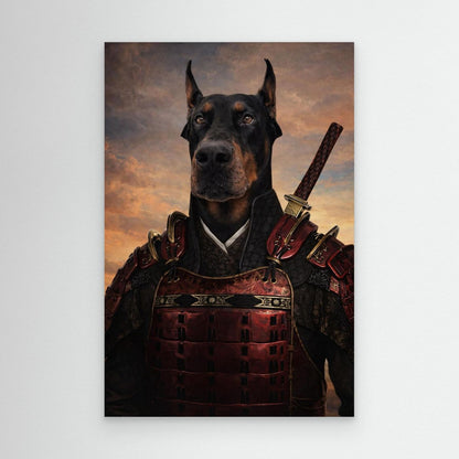 The Shadow Samurai - Personalized Pet Canvas Print