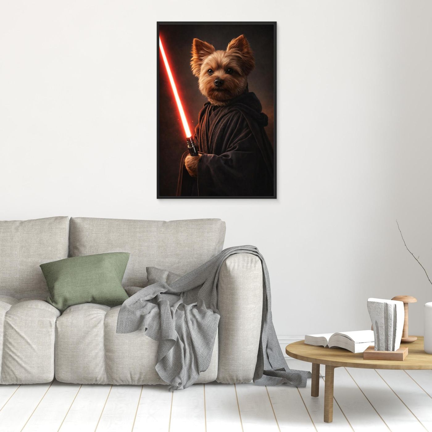 The Little Guardian - Personalized Pet Canvas Print