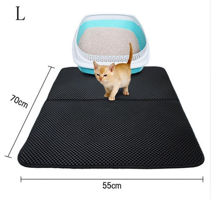 Waterproof Cat Litter Mat Easy Clean EVA Pad