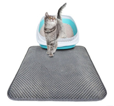 Double Layer Cat Litter Mat Easy Clean