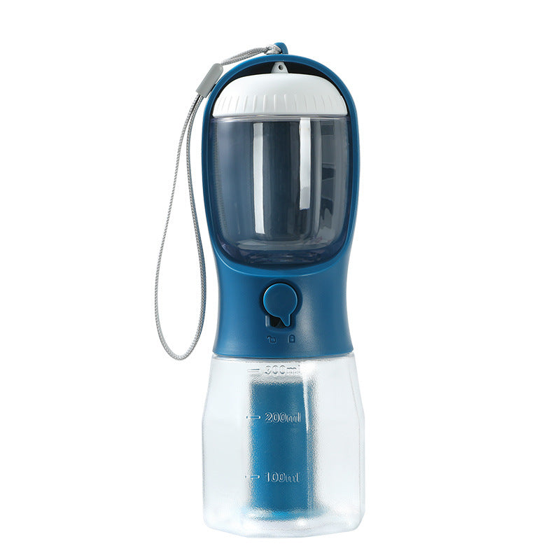 Portable Pet Water Bottle Food Container Dispenser
