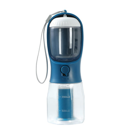 Portable Pet Water Bottle Food Container Dispenser