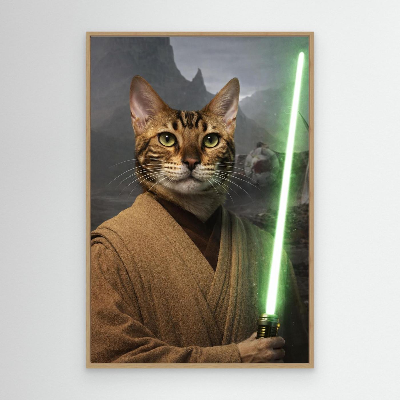 The Young Guardian - Personalized Pet Canvas Print