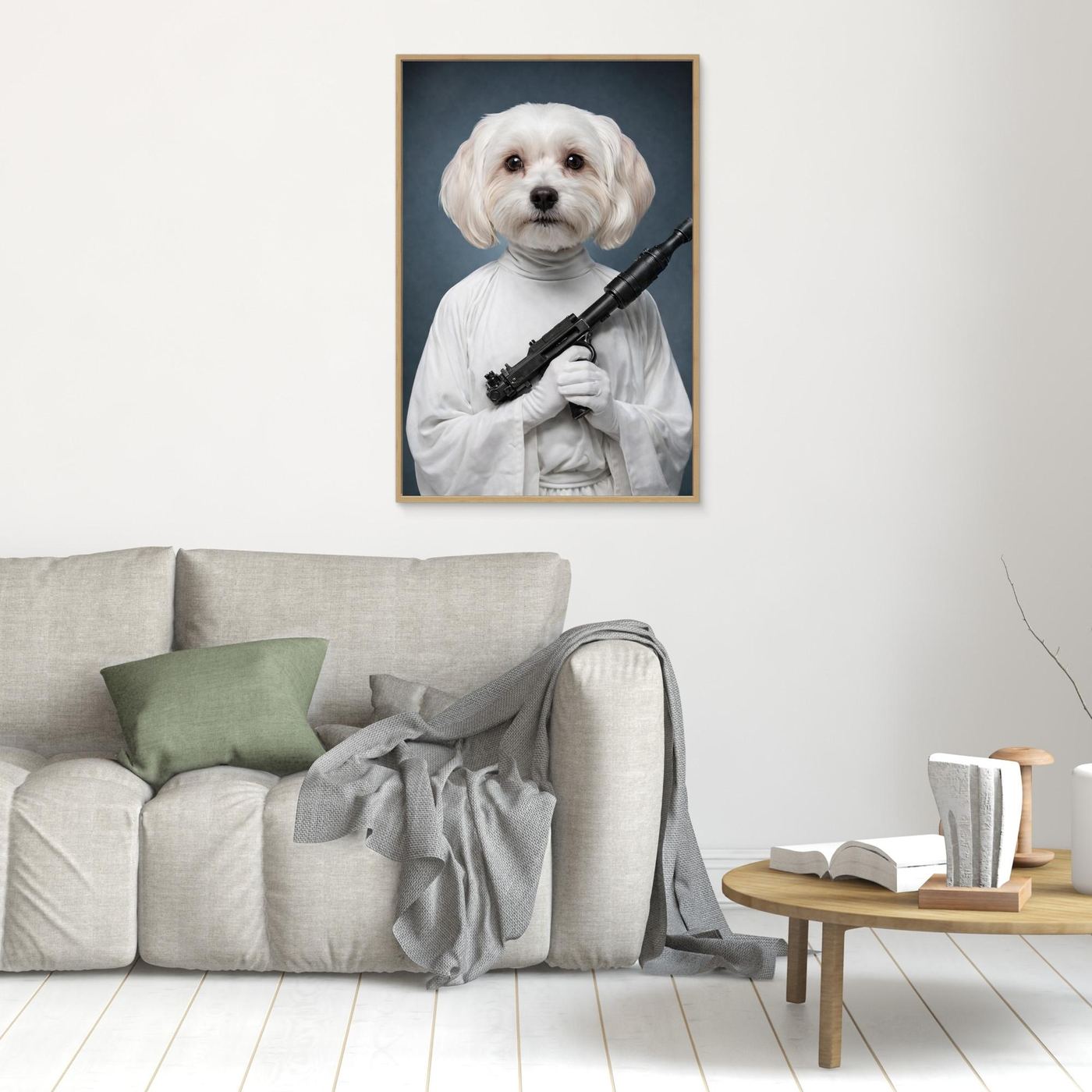 Galactic Princess - Personalized Pet Canvas Print