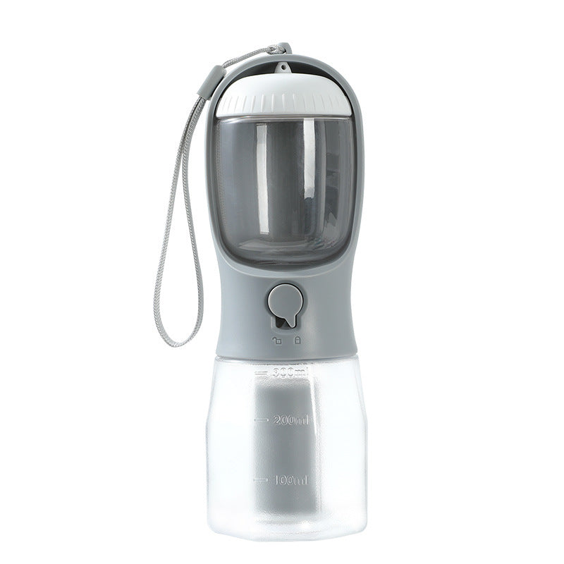 Portable Pet Water Bottle Food Container Dispenser