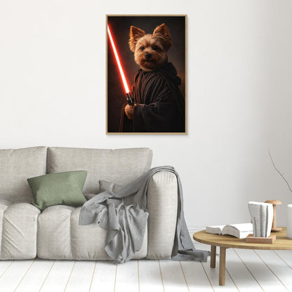 The Little Guardian - Personalized Pet Canvas Print