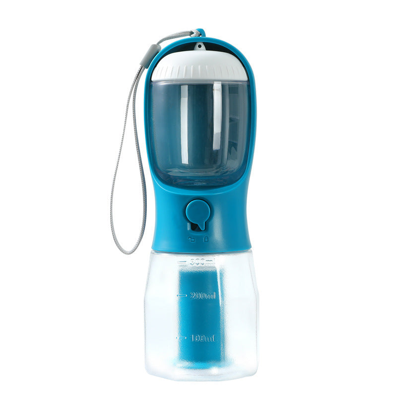Portable Pet Water Bottle Food Container Dispenser