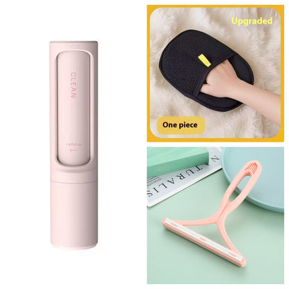 Reusable Pet Hair Remover Self-Cleaning Brush Tool