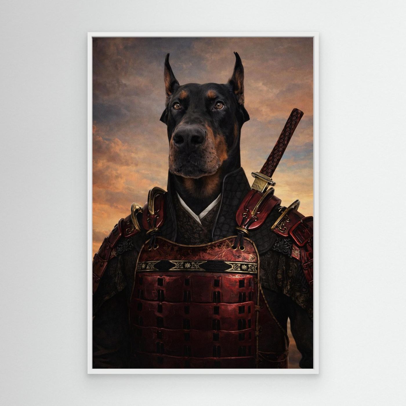 The Shadow Samurai - Personalized Pet Canvas Print