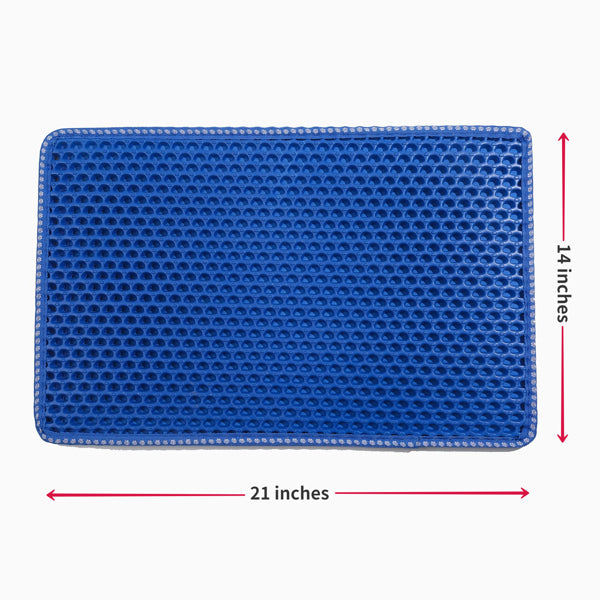 Waterproof Cat Litter Mat No Tracking Easy Clean