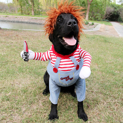 Cute Funny Halloween Dog Costume Adjustable Outfit