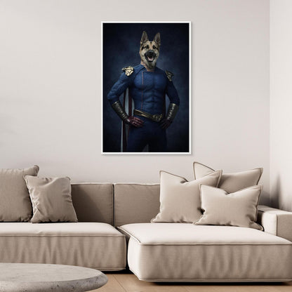 Mighty Protector - Personalized Pet Canvas Print