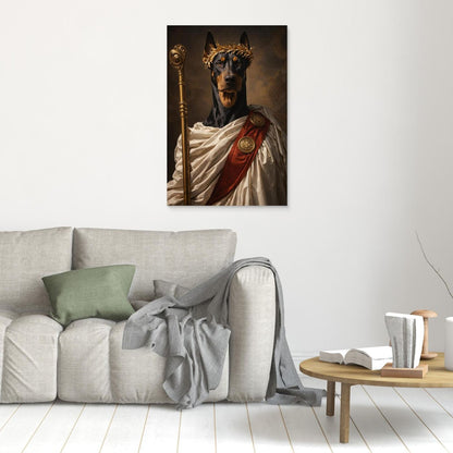 Caesar - Personalized Pet Canvas Print