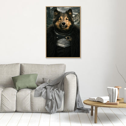 Highland Guardian - Personalized Pet Canvas Print