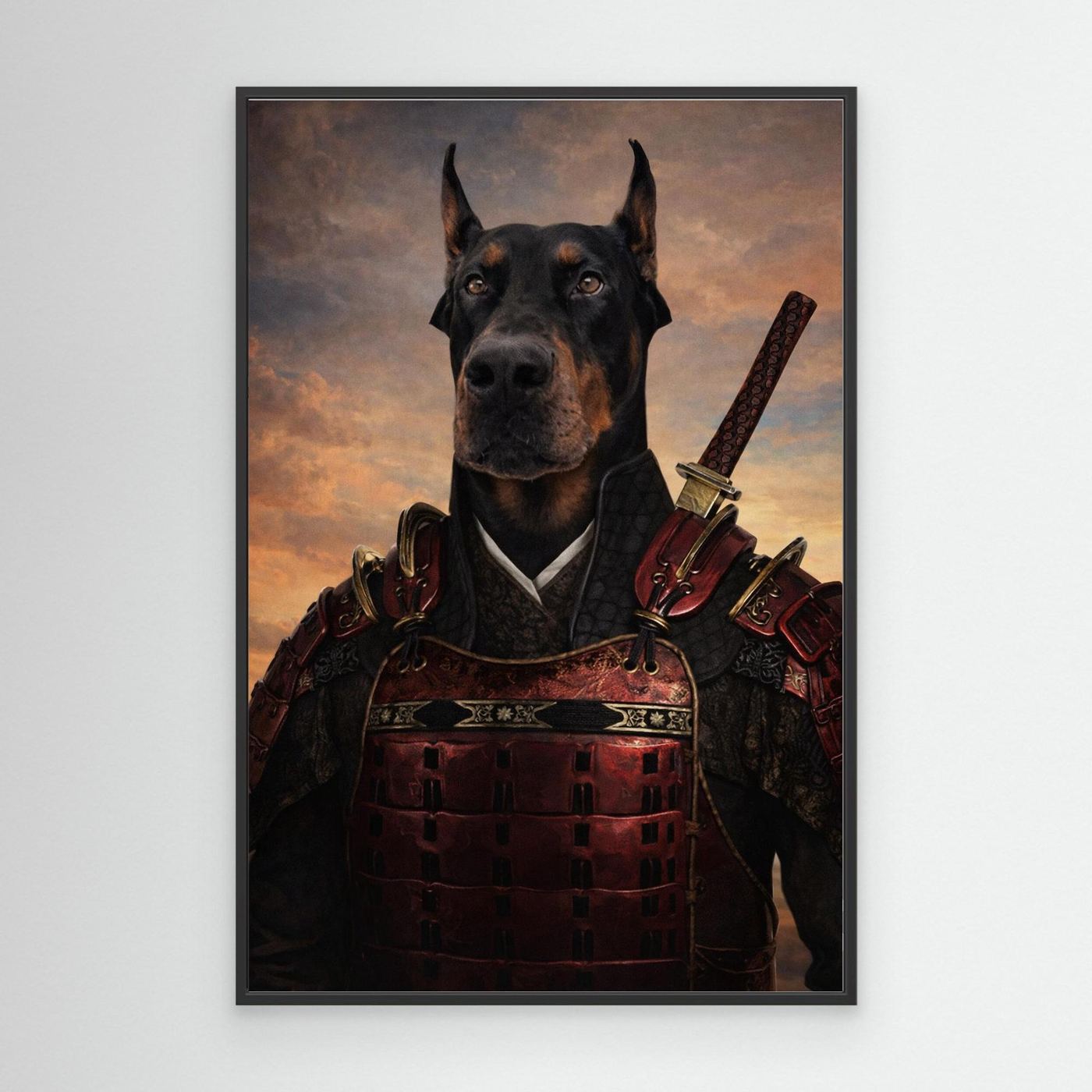 The Shadow Samurai - Personalized Pet Canvas Print