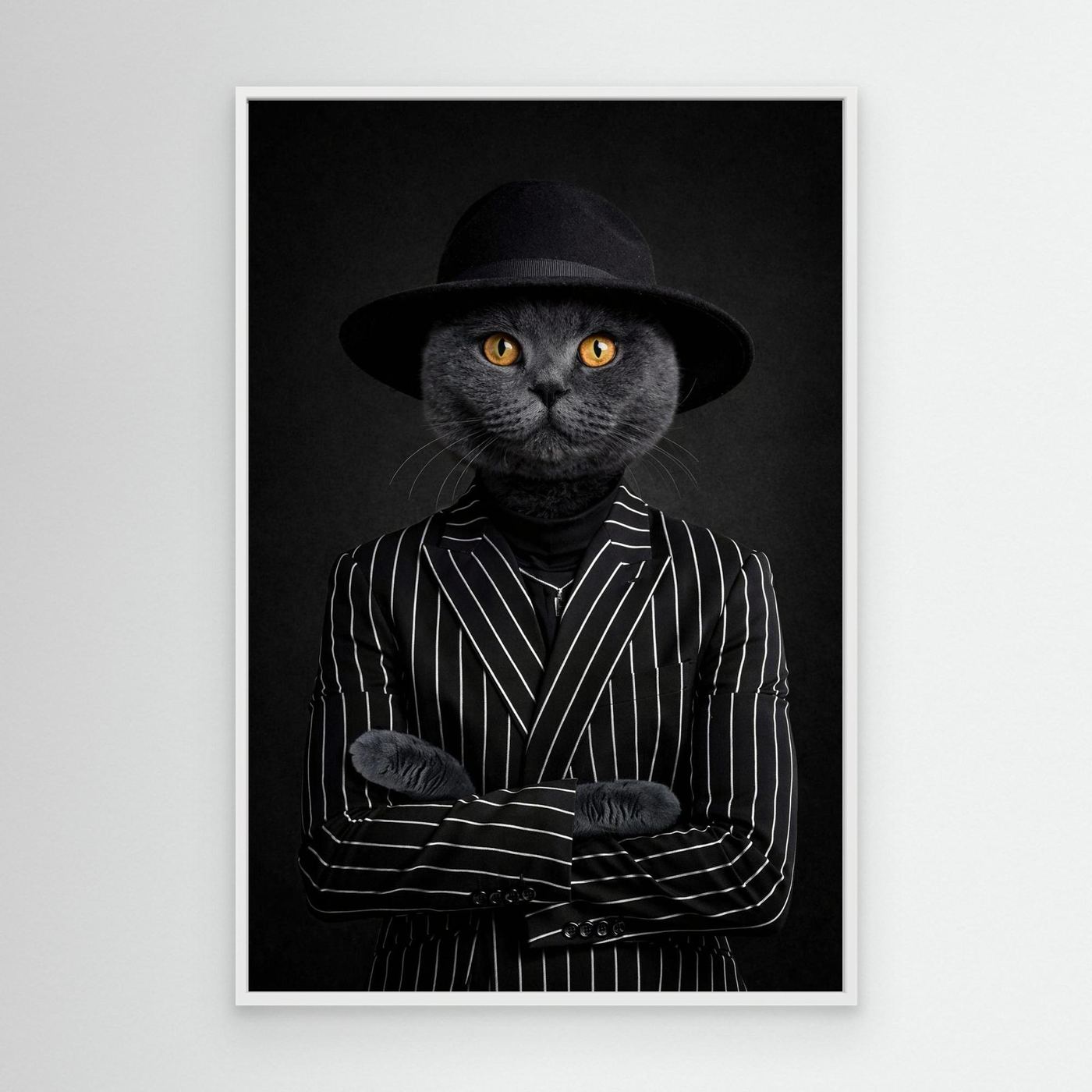 The Crime King - Personalized Pet Canvas Print