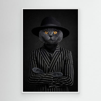 The Crime King - Personalized Pet Canvas Print