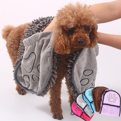 Quick-Dry Pet Towel Super Absorbent Microfiber