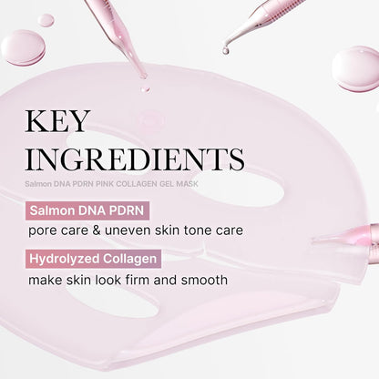 medicube PDRN Collagen Gel Mask Glass Skin Glow (Pack of 4)