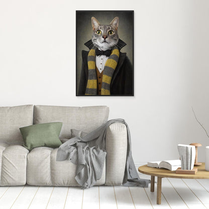The Young Wizard - Personalized Pet Canvas Print