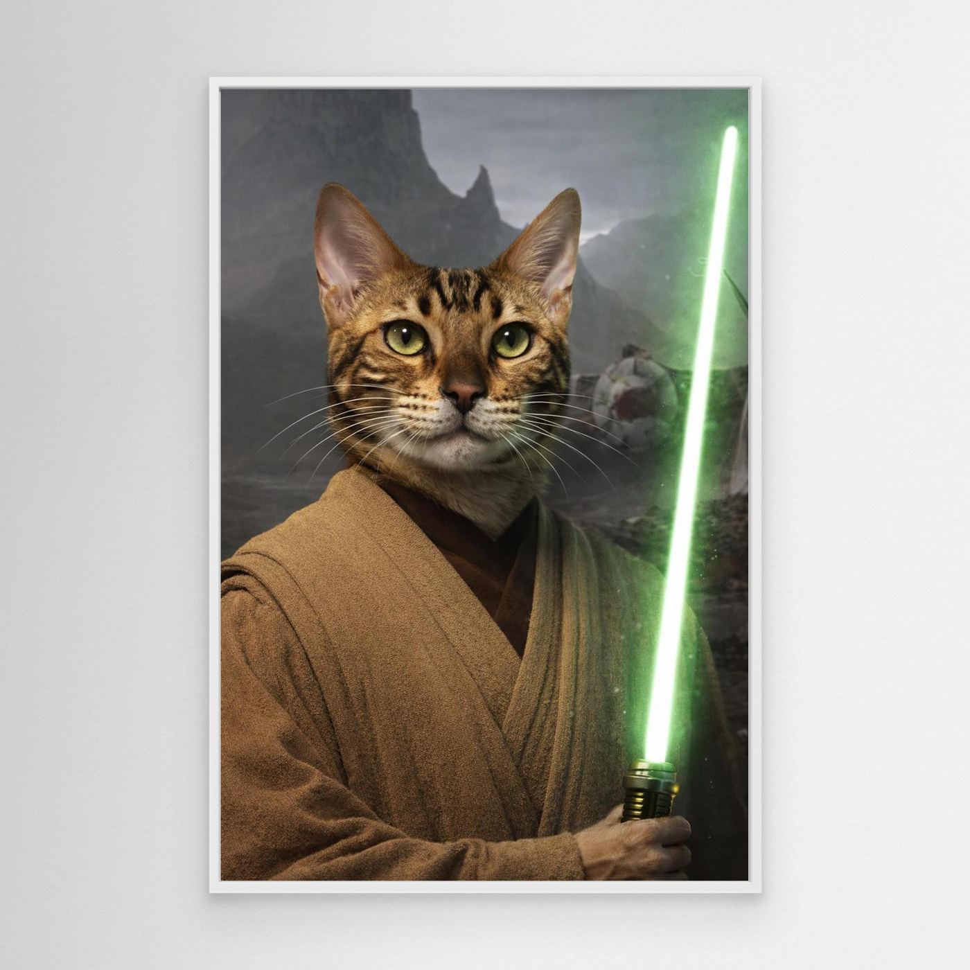 The Young Guardian - Personalized Pet Canvas Print