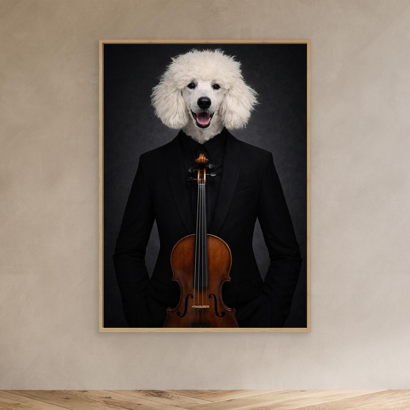 The Orchestra Virtuoso - Personalized Pet Canvas Print