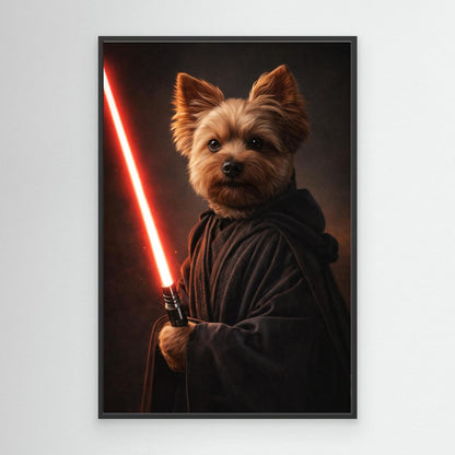 The Little Guardian - Personalized Pet Canvas Print