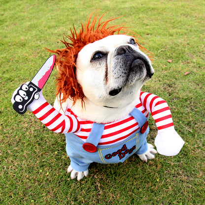 Cute Funny Halloween Dog Costume Adjustable Outfit