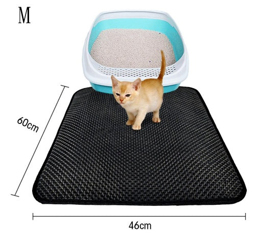 Waterproof Cat Litter Mat Easy Clean EVA Pad